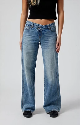 PacSun Casey Asymmetrical Low Rise Baggy Jeans