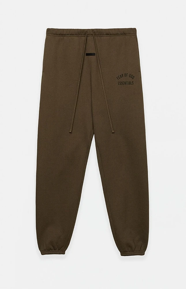 Fear of God Essentials Olive Fleece Sweatpants