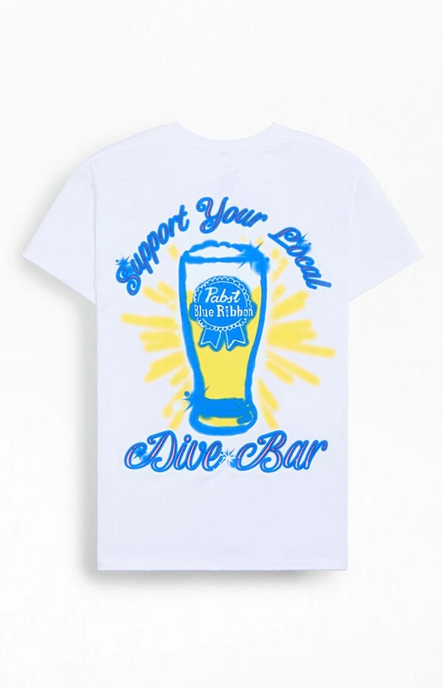 Pabst Blue Ribbon Airbrush Dive T-Shirt