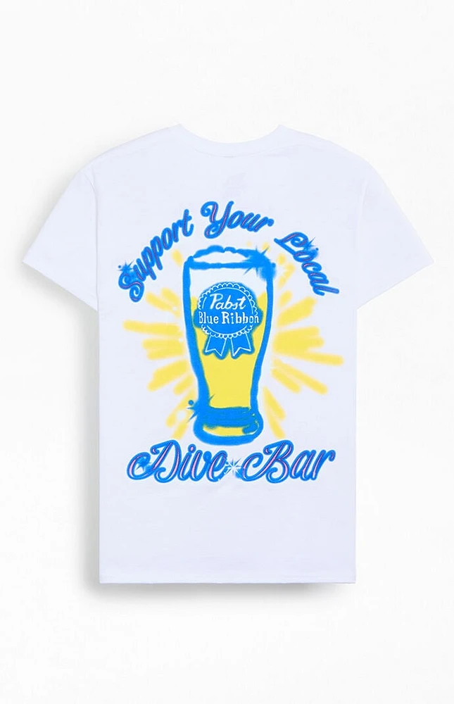 Pabst Blue Ribbon Airbrush Dive T-Shirt