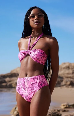 Salero Swim by Pacsun Tropical High Waisted Bikini Bottom