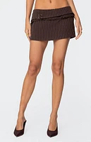 Edikted Colleen Pinstripe Mini Skort