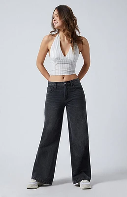 PacSun Lena Low Rise Super Baggy Jeans Black