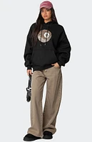 Edikted Leopard 8 Oversized Hoodie