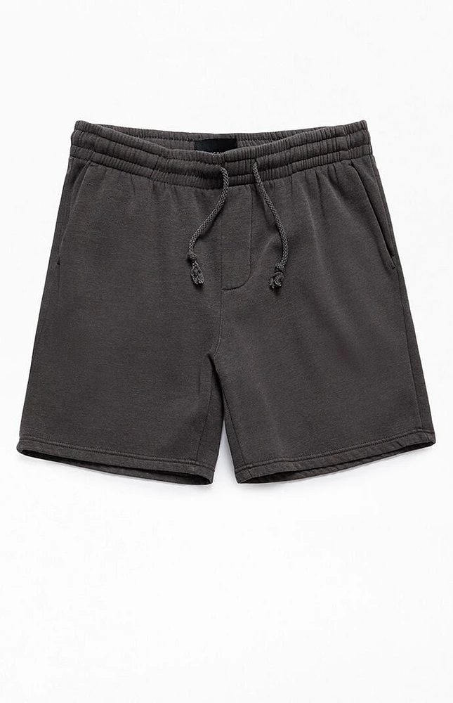 PacSun Charcoal Fleece Volley Shorts