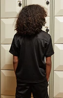 PacSun Kids Black Mesh Jersey