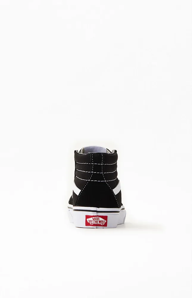 Kids Black & White Sk8-Hi Shoes
