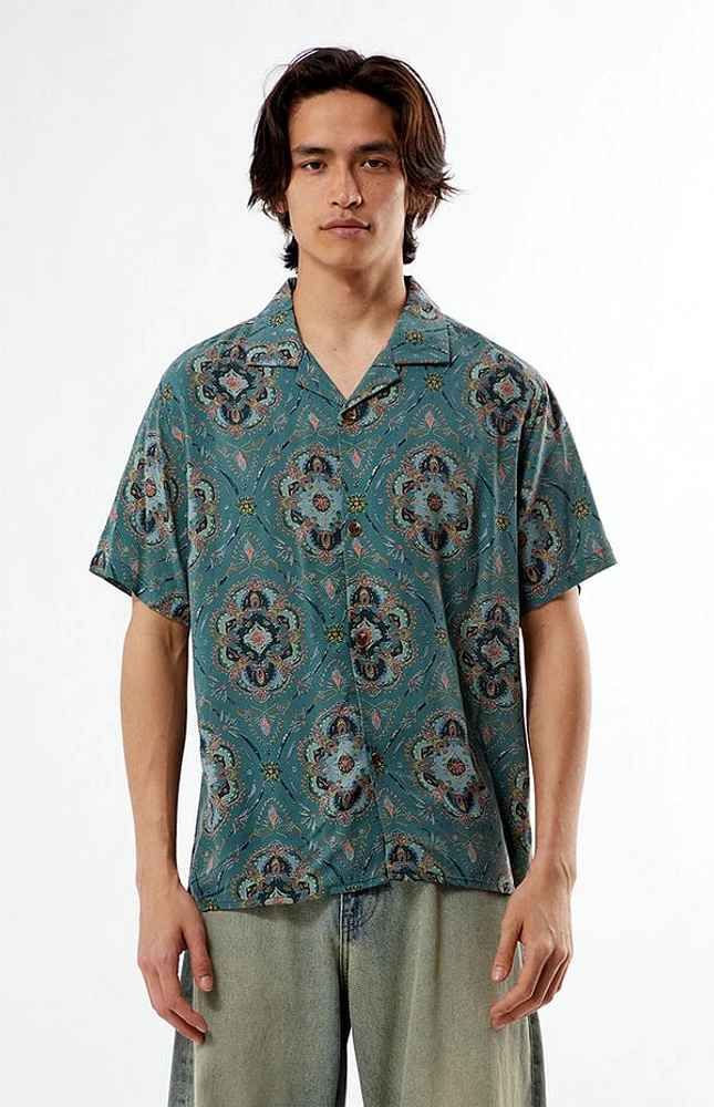 Rhythm Green Arlo Camp Shirt