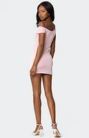 Edikted Ruthie Asymmetric Mini Dress