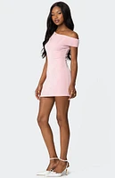 Edikted Ruthie Asymmetric Mini Dress