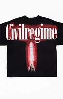 Civil x Star Wars Concrete Red Crystal Oversized T-Shirt