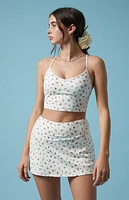 PAC 1980 WHISPER Active Floral Gemini Mini Skort