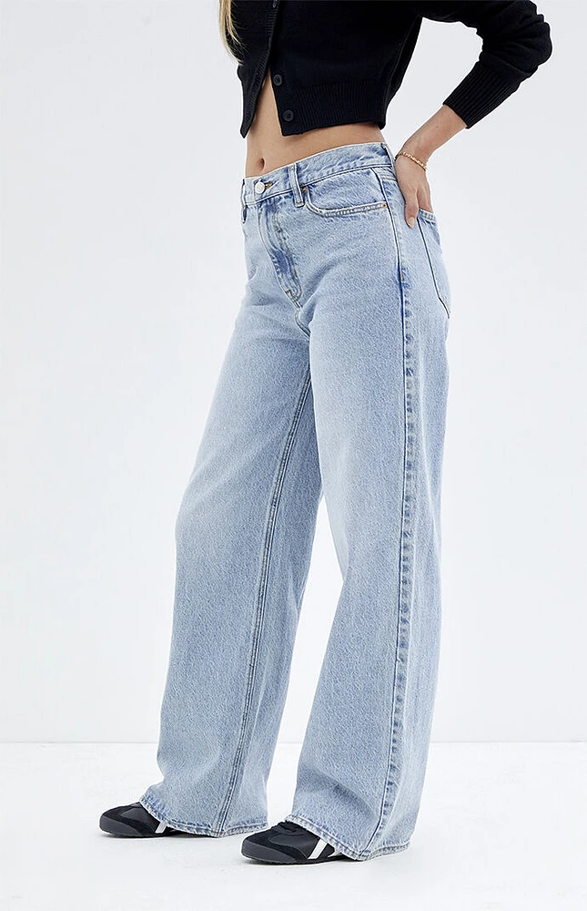 PacSun Cali Light Indigo Baggy Boyfriend Jeans