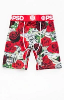PSD Underwear Stacks & Roses Boxer Briefs
