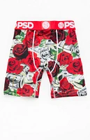 PSD Underwear Stacks & Roses Boxer Briefs