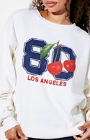 PS / LA Cherry Number Crew Neck Sweatshirt