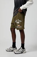 Pacsun Studio Lounge Fleece Sweat Shorts
