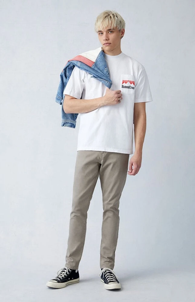 Pacsun Eco Comfort Stretch Olive Skinny Jeans