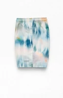 PacSun Tie Dye 4.5" Swim Trunks