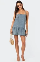 Edikted Dylan Denim Mini Dress