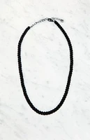 LA Hearts Black Caviar Necklace