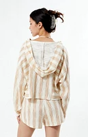 Roxy After Beach Break Hooded Poncho Sweater