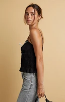 Beverly and Beck Aubrey Eyelet Tank Top