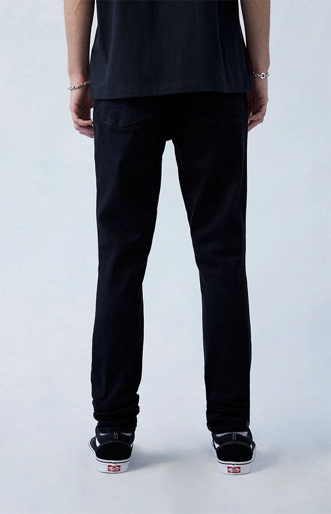 High Stretch Black Stacked Skinny Jeans