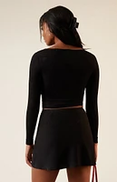 Est. PAC 1980 Arya Asymmetrical Long Sleeve Top