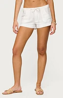 Edikted Hollis Linen Look Shorts