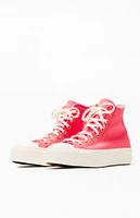 Converse Rose Chuck Taylor All Star Lift High Top Sneakers