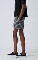 PacSun Black Paisley Tapestry Shorts