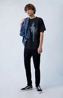 PacSun High Stretch Black Stacked Skinny Jeans
