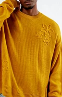Pacsun Floral Knit Sweater