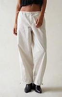 PacSun Sand Low Rise Parachute Pants