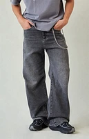 Pacsun Blake Chain Extreme Baggy Jeans Gray