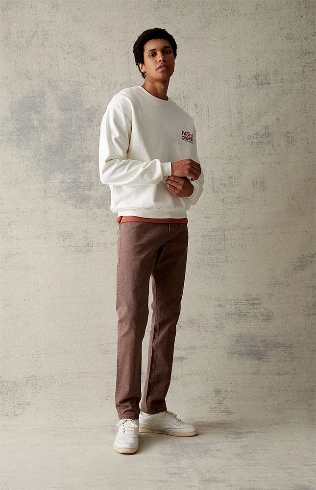 PacSun Slim Brown Comfort Stretch Jeans
