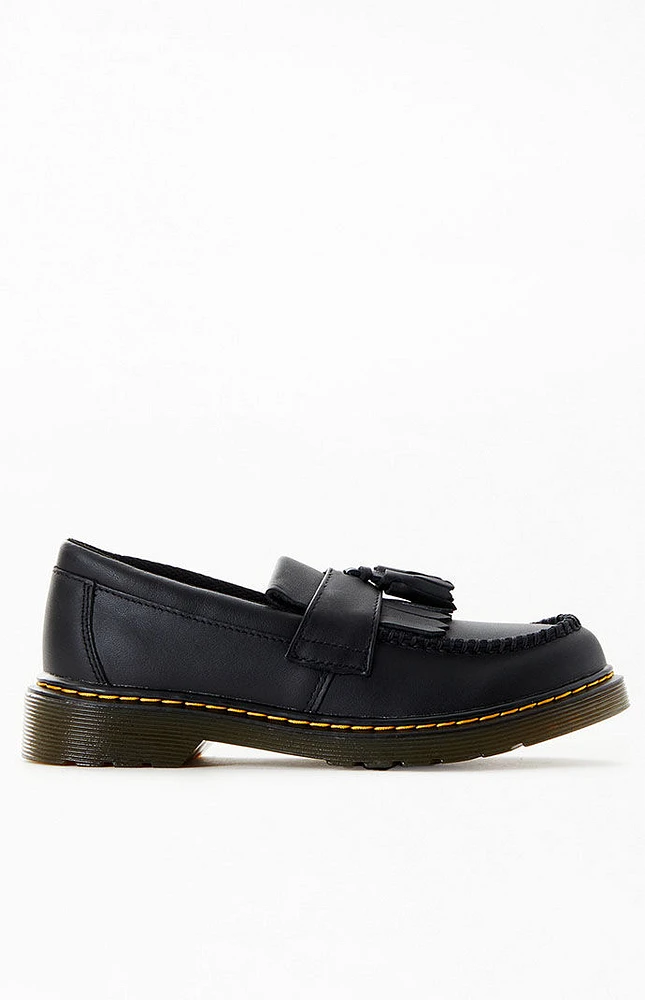 Dr Martens Kids Adrian Softy T Leather Tassel Loafers