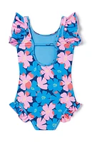 Boardies Kids Sully Floral One Piece Swimsuit