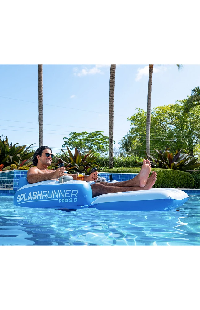 PoolCandy Splash Runner Pro 2.0 12V Motorized Luxury Pool Lounger