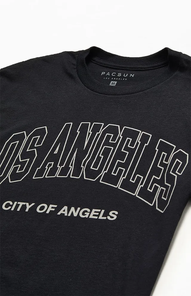 Pacsun Men's City of Angels T-Shirt in Black - Size Small