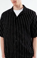 PacSun Striped Oversized Camp Shirt