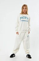 Pacsun Kids Off White Pacific Sunwear Crew Neck Sweatshirt