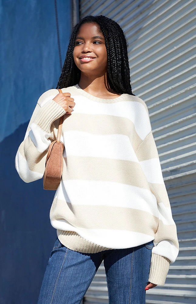 John Galt Striped Brianna Sweater