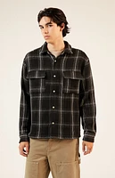 Pacsun Tweed Plaid Overshirt