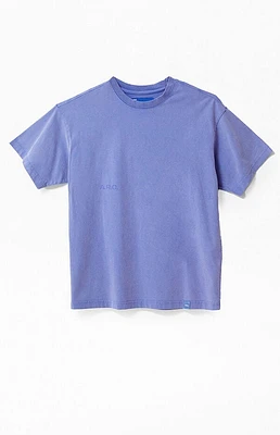 A.R.C. Violet Vintage Wash Heavyweight Cropped Boxy T-Shirt