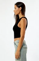 LA Hearts Ruched Asymmetrical Top