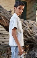 Pacsun Kids Stripe Camp Shirt