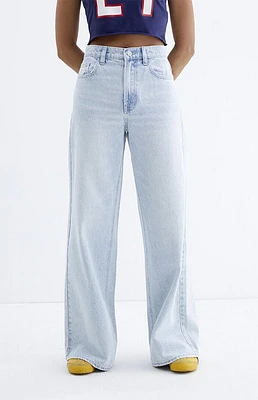 Pacsun Nora Light Indigo Wide Leg Jeans