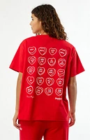 By Samii Ryan x Sweethearts Just Kiss Me Oversized T-Shirt